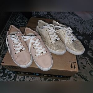 2 Pairs Liz Claiborne Sneakers SZ 8.5